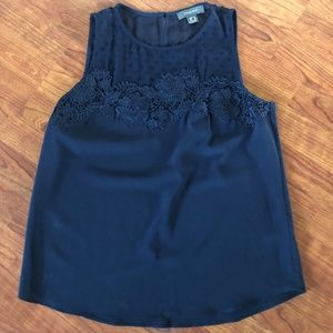 Navy Blue Blouse